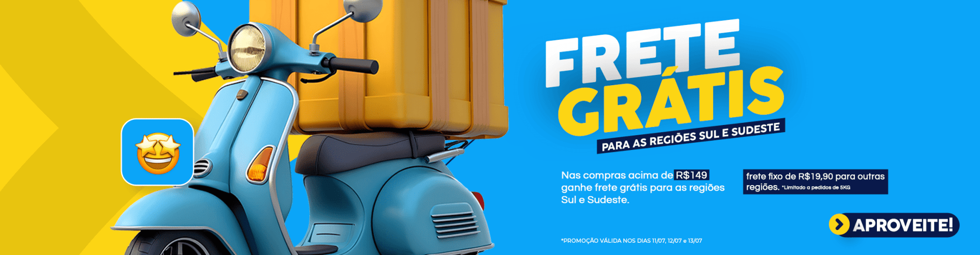 FRETE GRATIS PROMO FDS 1 Julho
