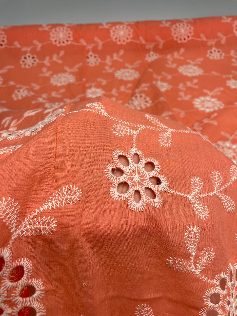 Laise Bordado Flor Coral