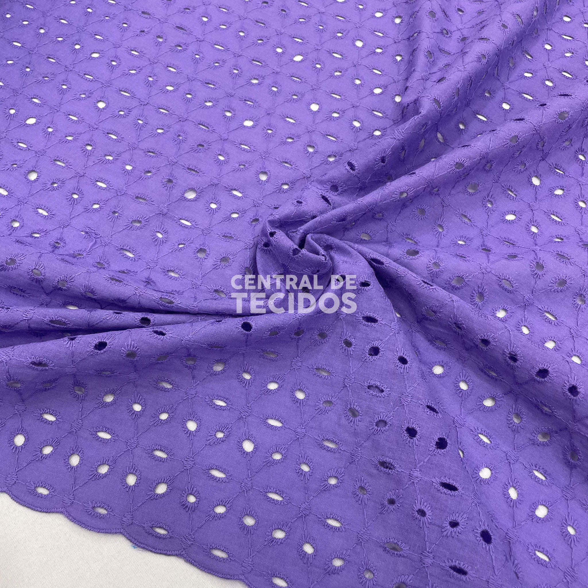 Broderi Laise Bordado Geo Roxo