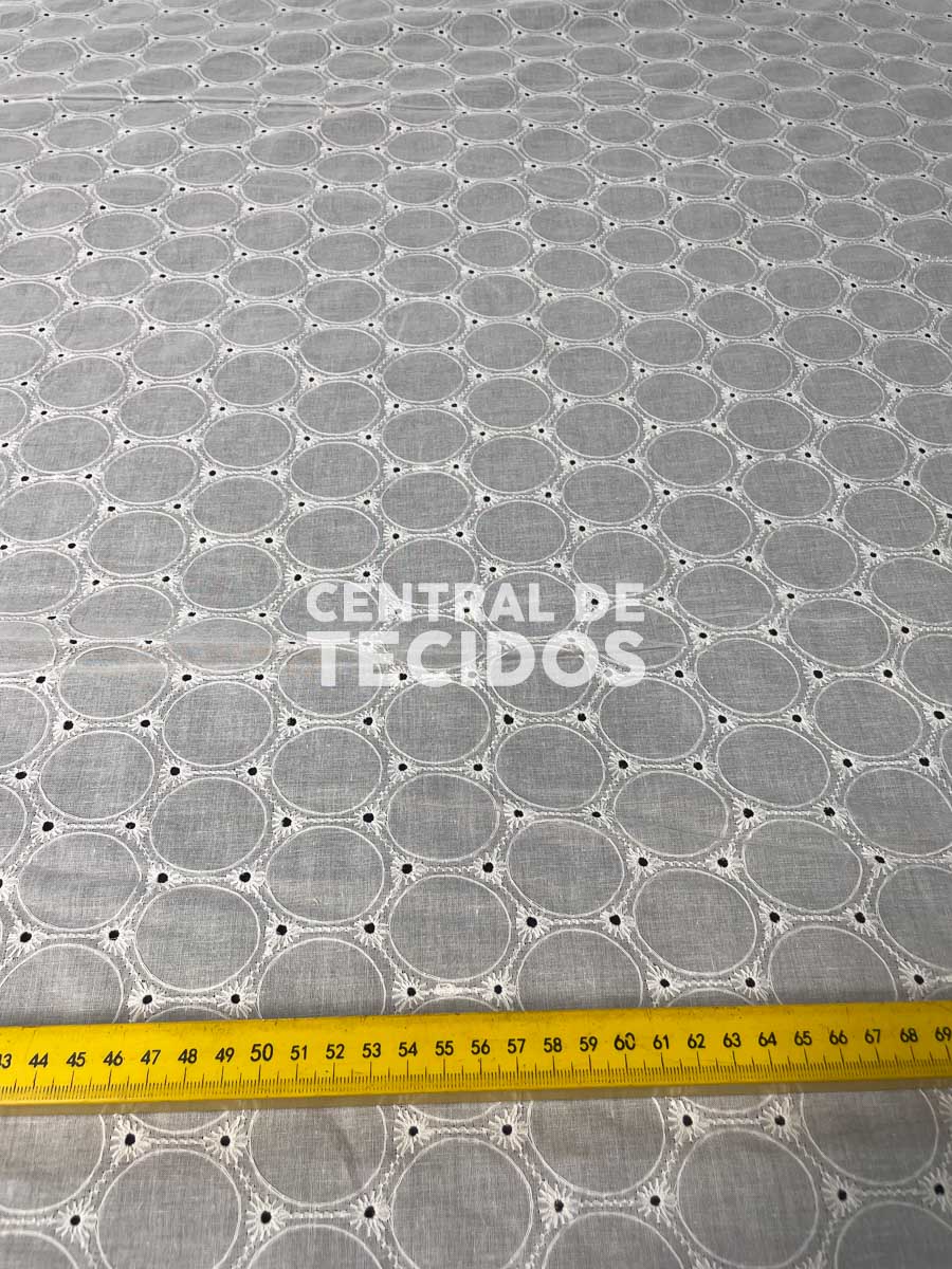 Laise Bordado Algodão Romantic Branco 5