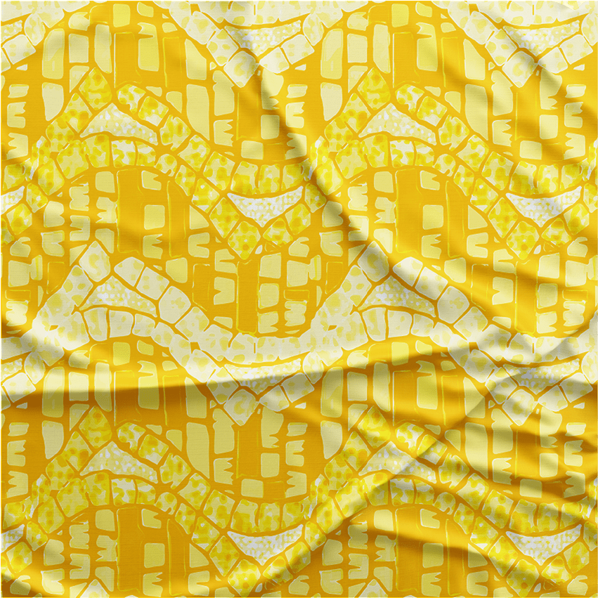 Oxford Digital | Azulejo Bamboo Amarelo