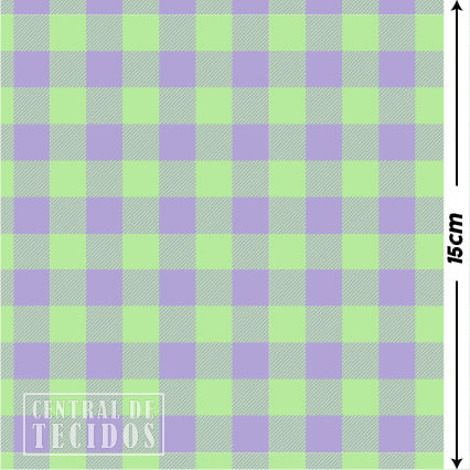 Tecido Tricoline Xadrez Quadriculado Vermelho Verde Dourado