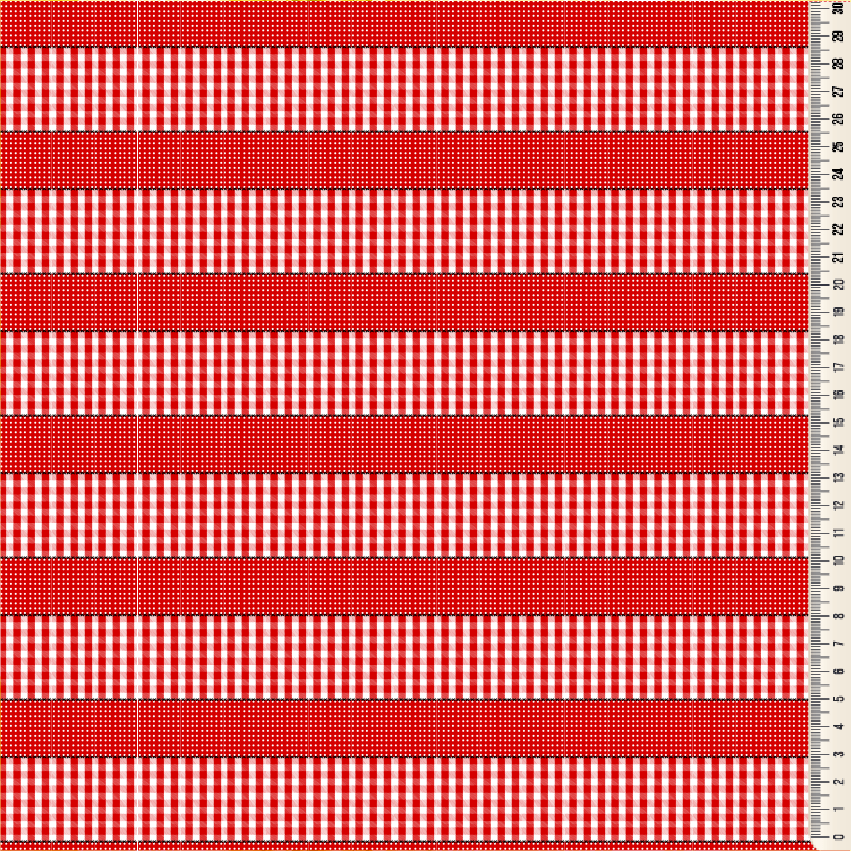 Xadrez PicNic Vermelho - Tecidos Digitais