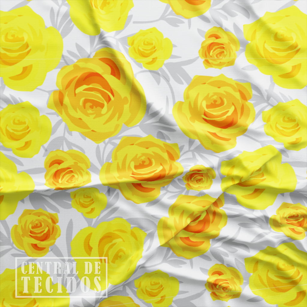 Oxford Digital | Rosas Desenhadas Amarelas