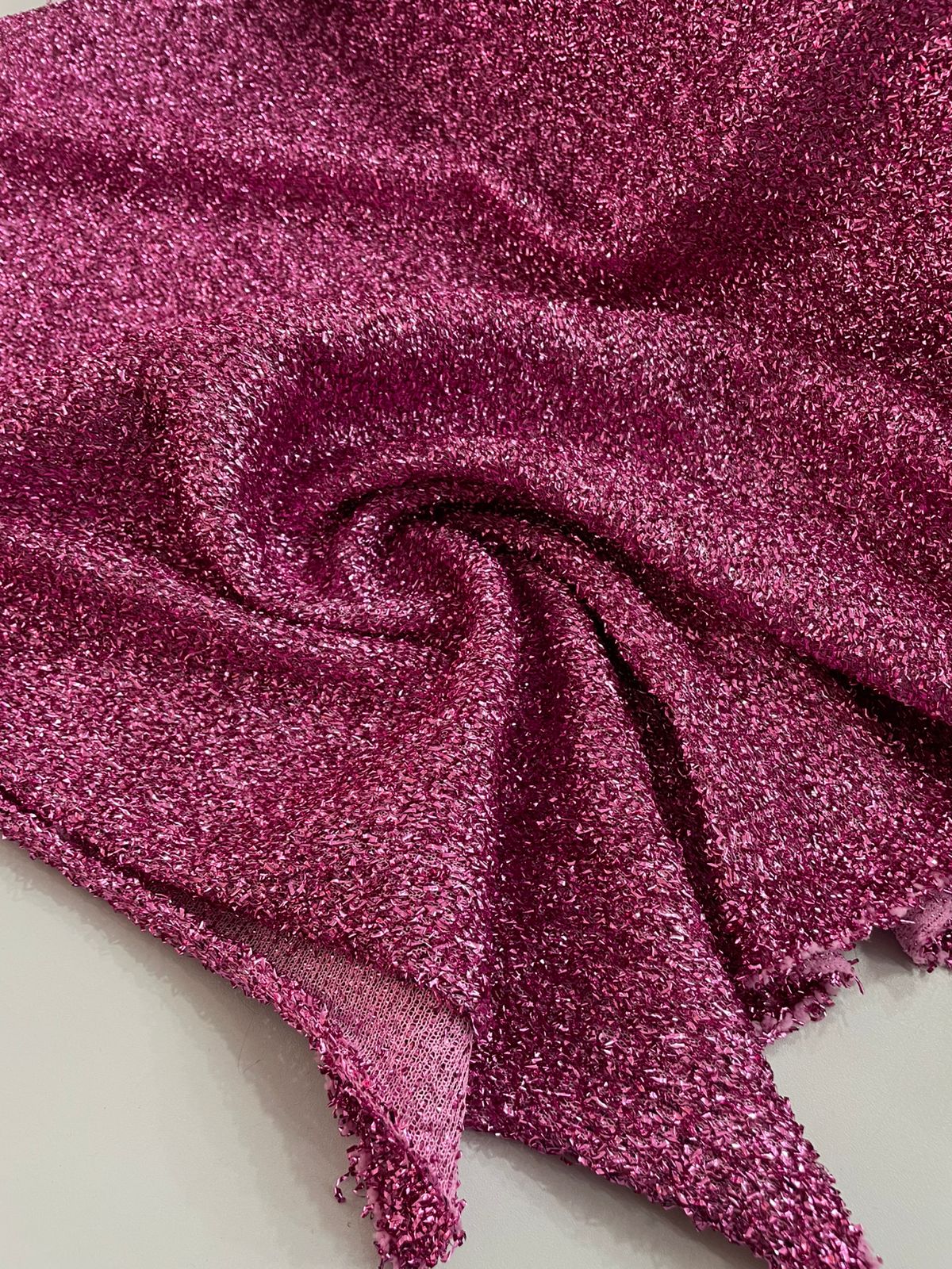 Lurex Sponge Screen Pink