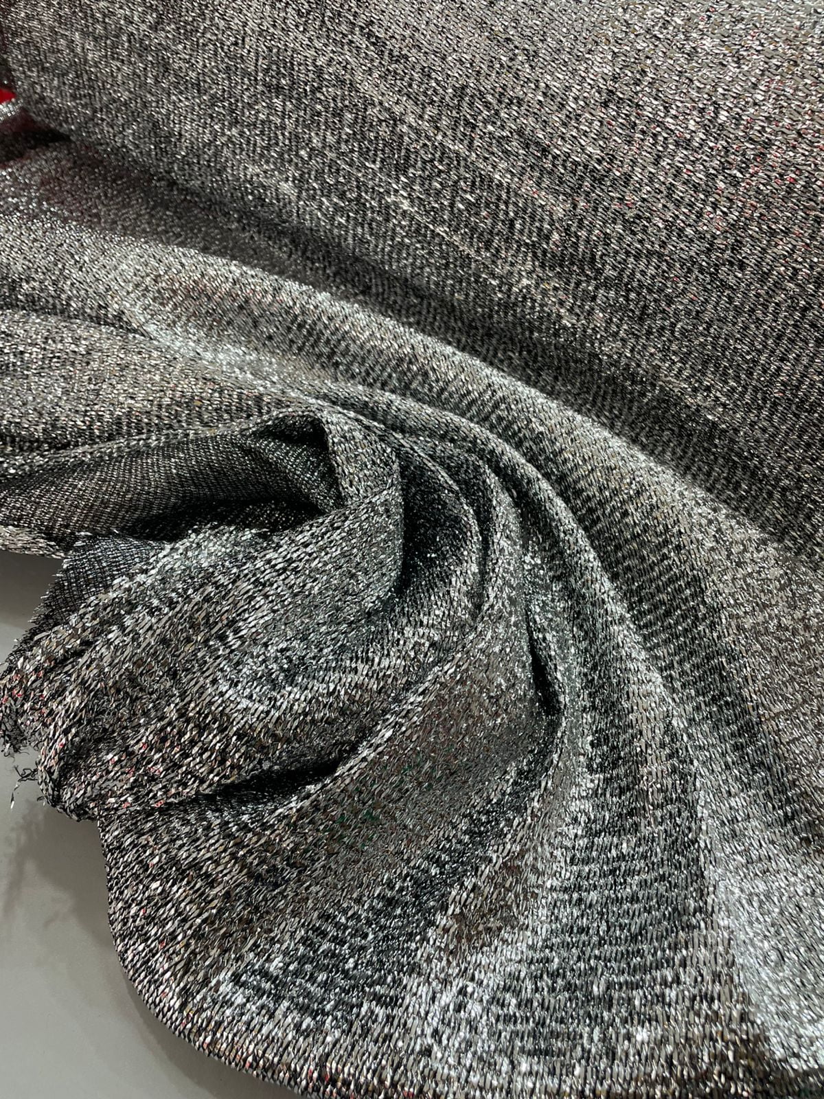 Lurex Sponge Screen Prata