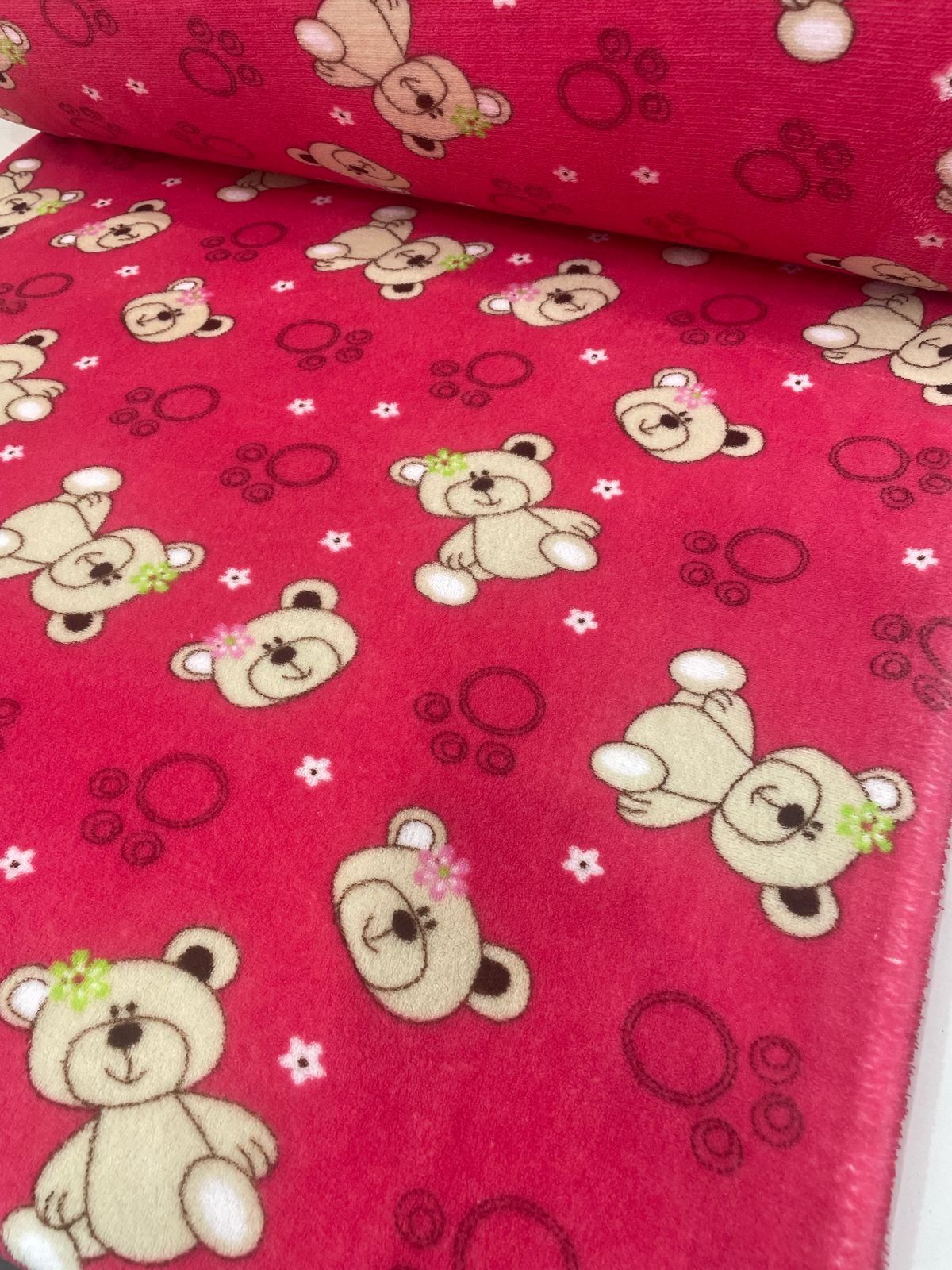 Fleece Mantinha Teddy Bear