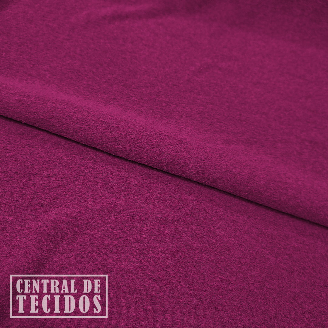 Tecido plush roxo (outono/inverno)