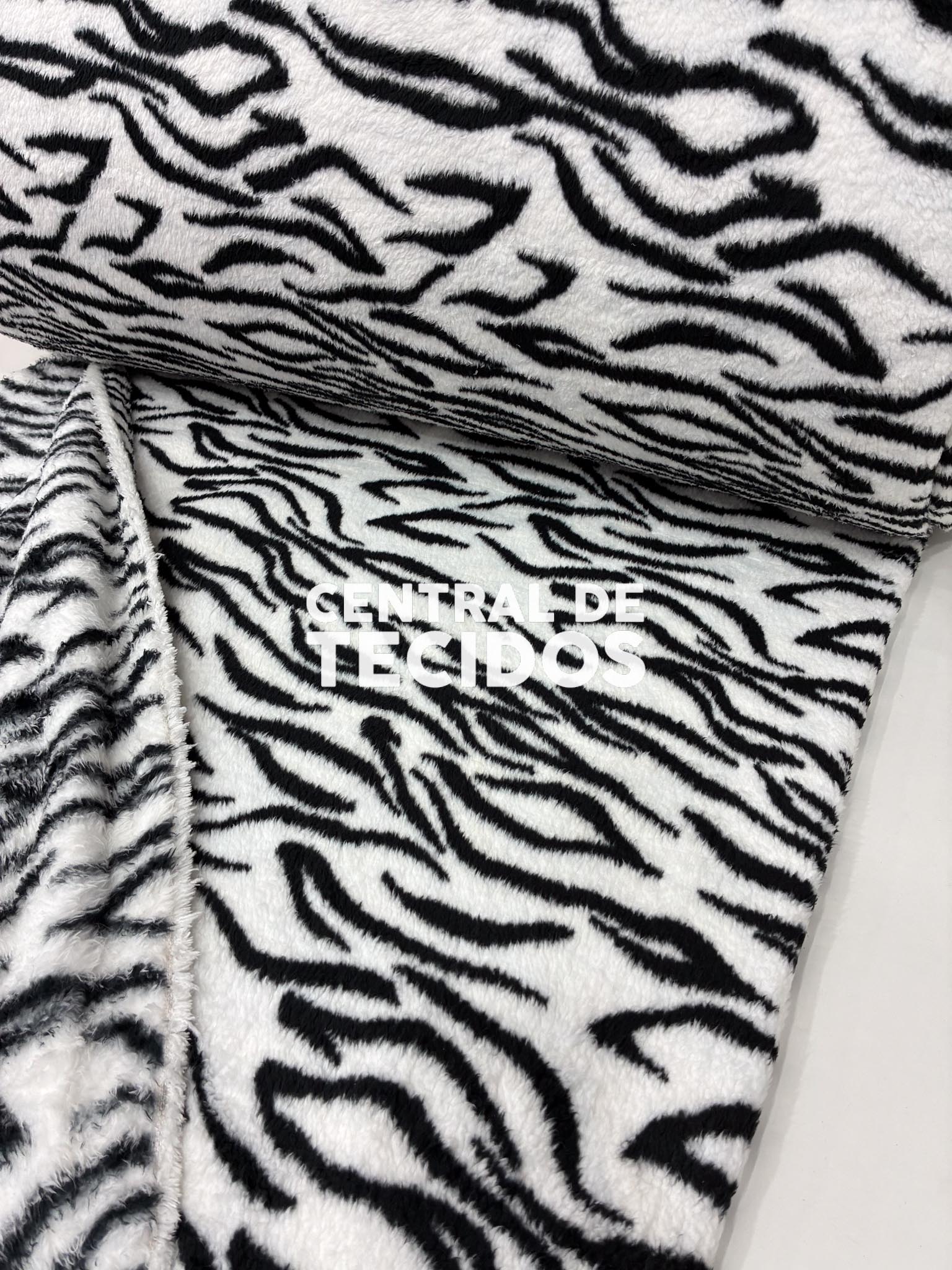 Sherpa Fancy Estampada Zebra