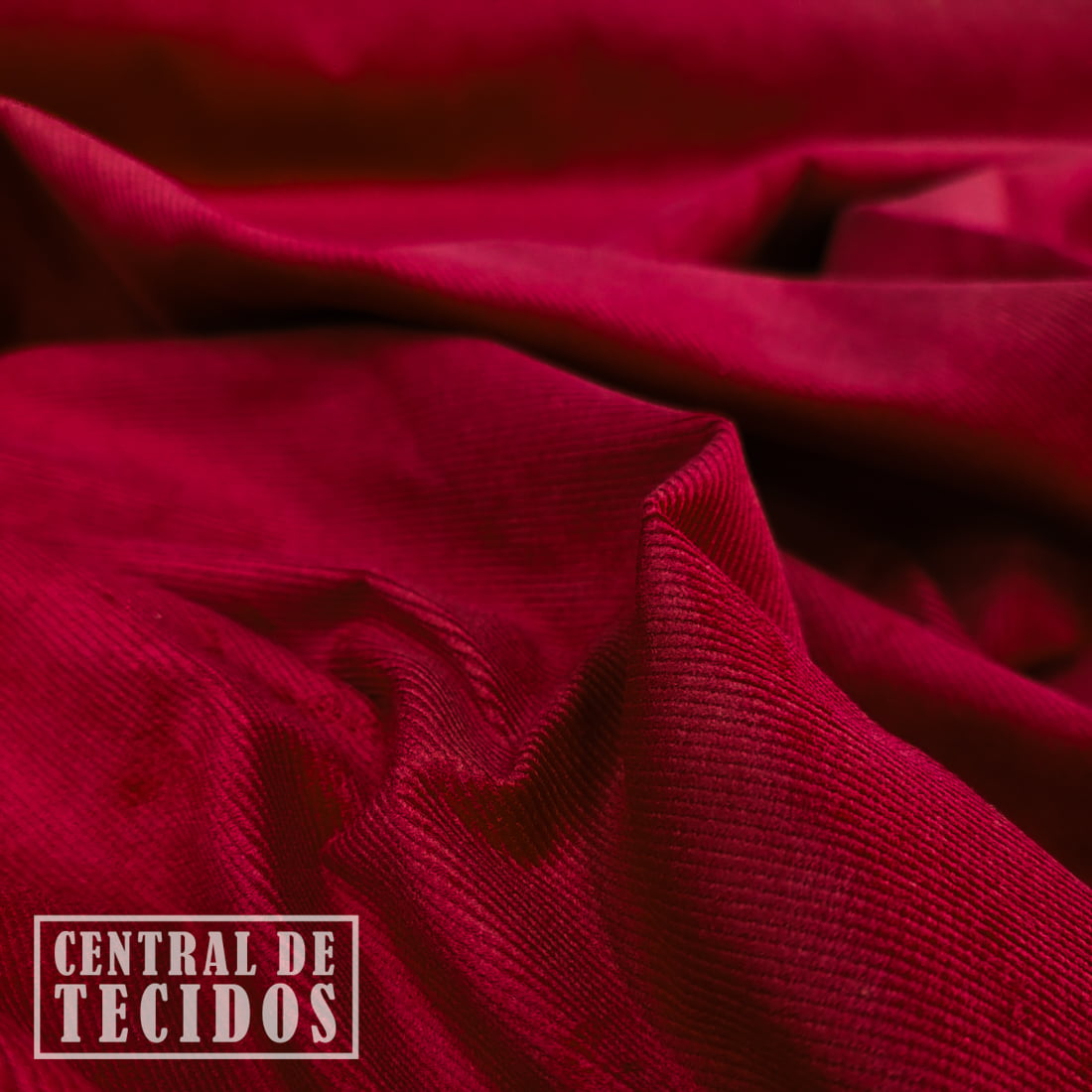 Veludo Cotele | Vermelho Cereja