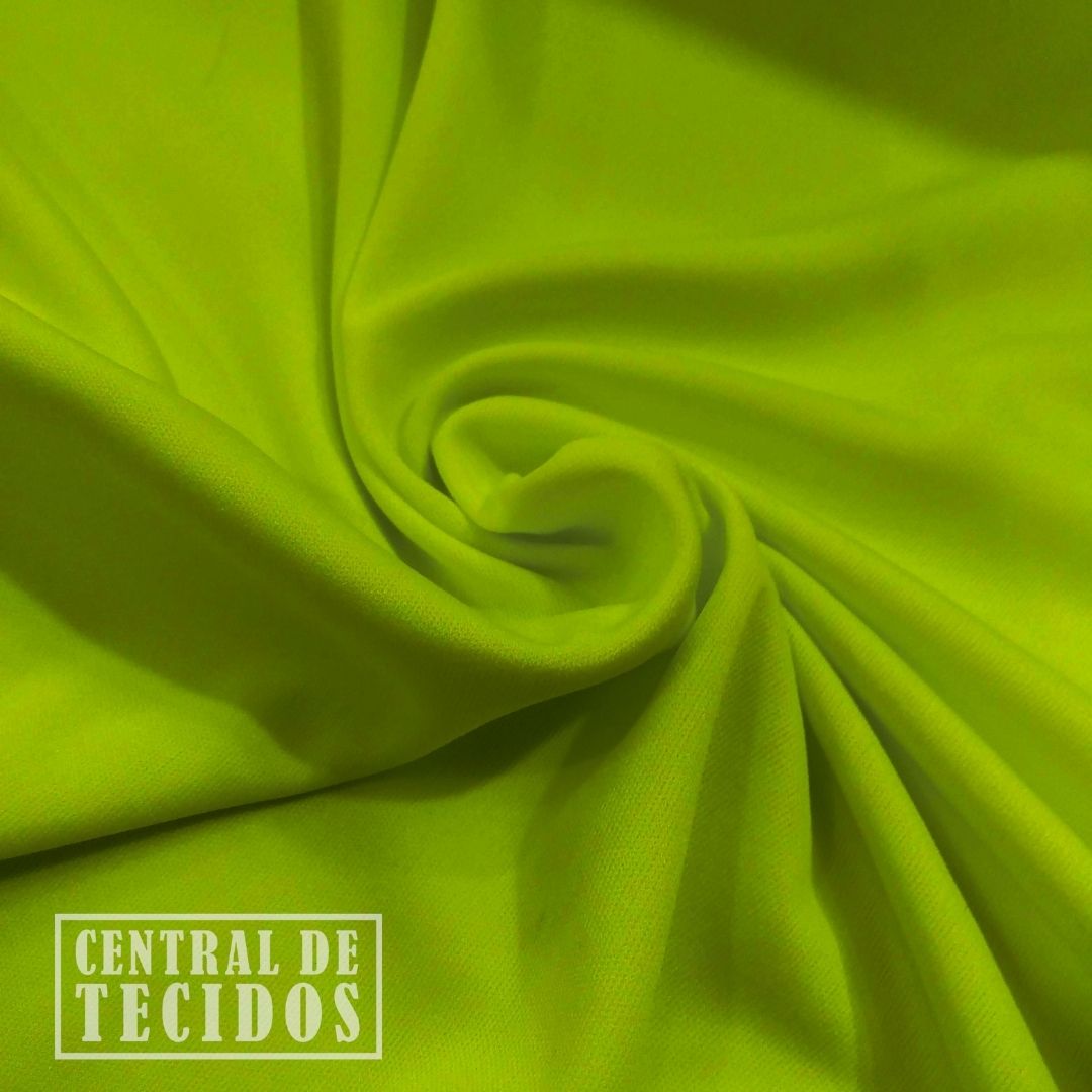 Malha Jersey Liso | Verde Neon Lemon