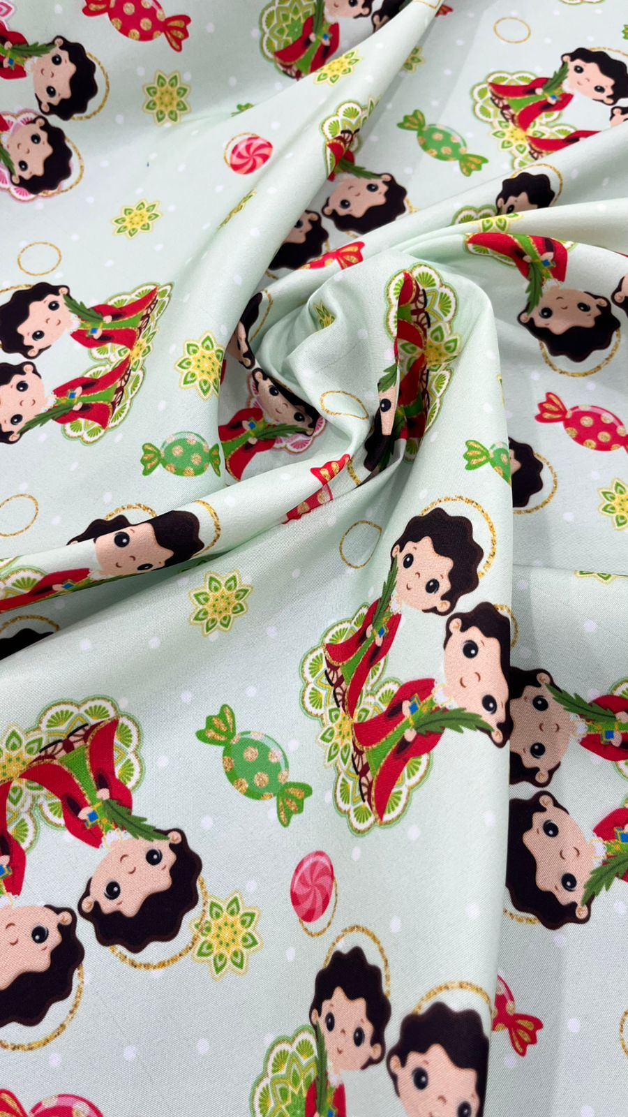 Microsuede Estampado Digital Cosme e Damião Infantil