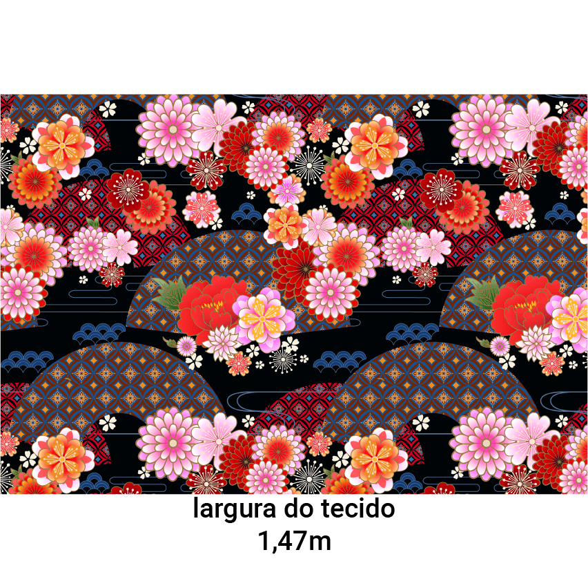 Mosaico Floral – Donatelli Tecidos
