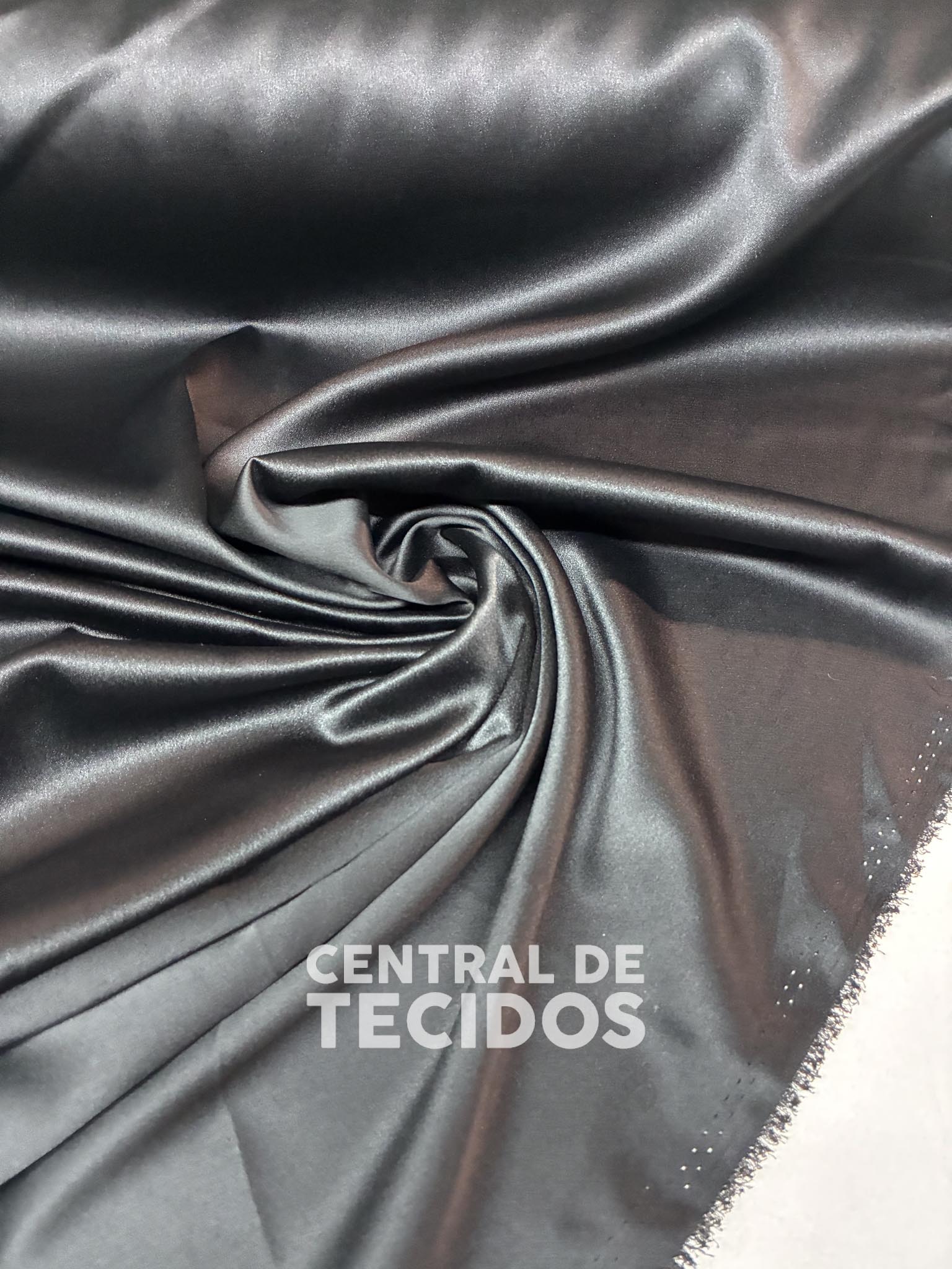 Crepe Amanda Liso Preto