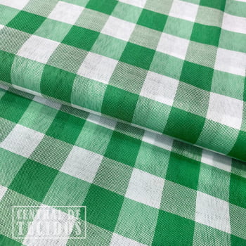 Poliéster Xadrez | Verde G