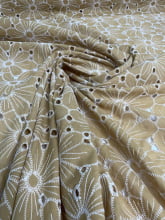 Laise Bicolor Bordado Areia