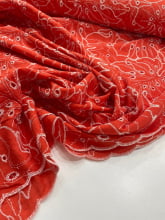 Broderi Laise Bordado Folhas Laranja Broderi Laise Bordado Folhas Laranja