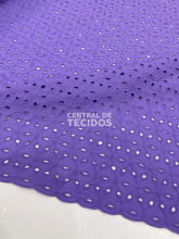 Broderi Laise Bordado Geo Roxo