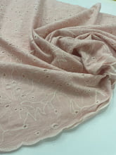 Broderi Laise Bordado Rosa Bebê