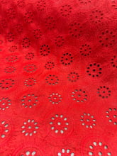 Laise Bordado Algodão Étnic Sol Vermelho