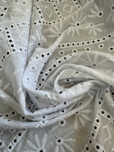 Laise Bordado Algodão Étnico Branco