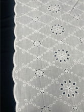 Laise Bordado Algodão Flex Flores Branco 2