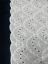 Laise Bordado Algodão Flex Flores Branco 5