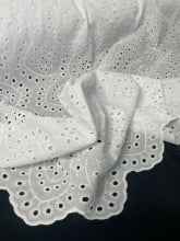 Laise Bordado Algodão Flex Flores Branco 6 Laise Bordado Algodão Flex Flores Branco 6