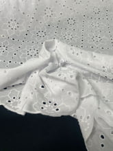 Laise Bordado Algodão Flex Flores Branco 4 Laise Bordado Algodão Flex Flores Branco 4