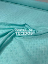 Laise Bordado Algodão Romantic Verde áGua Laise Bordado Algodão Romantic Verde áGua