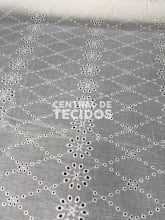 Laise Bordado Algodão Romantic Branco 2 Laise Bordado Algodão Romantic Branco 2