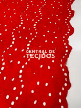 Laise Bordado Algodão Romantic Vermelho Laise Bordado Algodão Romantic Vermelho