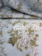 Percal Misto Estampado Floral Delicado