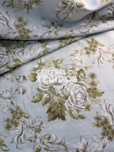 Percal Misto Estampado Floral Delicado