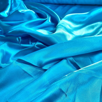 Cetim Liso | Azul Tiffany