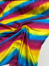 Cetim Estampado Degradê multicolor