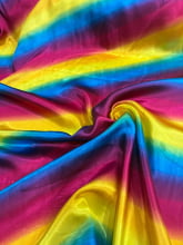 Cetim Estampado Degradê multicolor