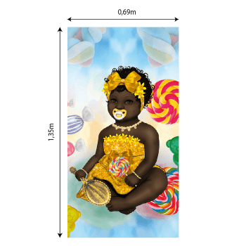 Toalha de banho Orixás | Oxum Ibeji