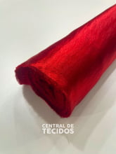 Crepe Satin Glamour Vermelho