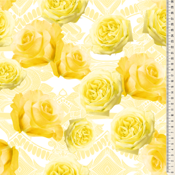 Oxford Digital | Rosas Amarelo Claro