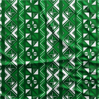 Oxford Digital | Geométrico Verde e branco