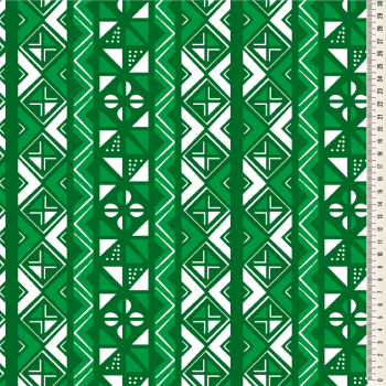 Oxford Digital | Geométrico Verde e branco
