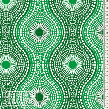 Oxford Digital | Azulejo redondo Verde e branco