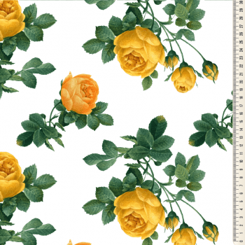 Oxford Digital | Rosas Amarelas com folhas