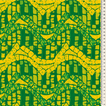 Oxford Digital | Azulejo Bamboo Verde e Amarelo