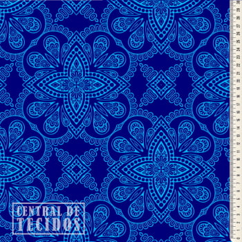 Oxford Digital | Étnico geométrico Azul royal