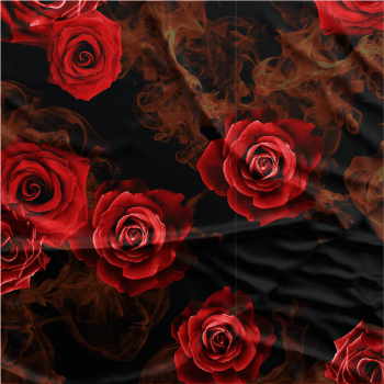 Oxford Digital | Rosas Vermelhas fundo Preto