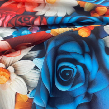 Supertouch Floral Digital 3D |  Flores  Coloridas