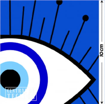 Supertouch Estampado | Olhos Místicos Azul
