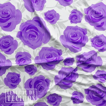Oxford Digital | Rosas Desenhadas Lilás